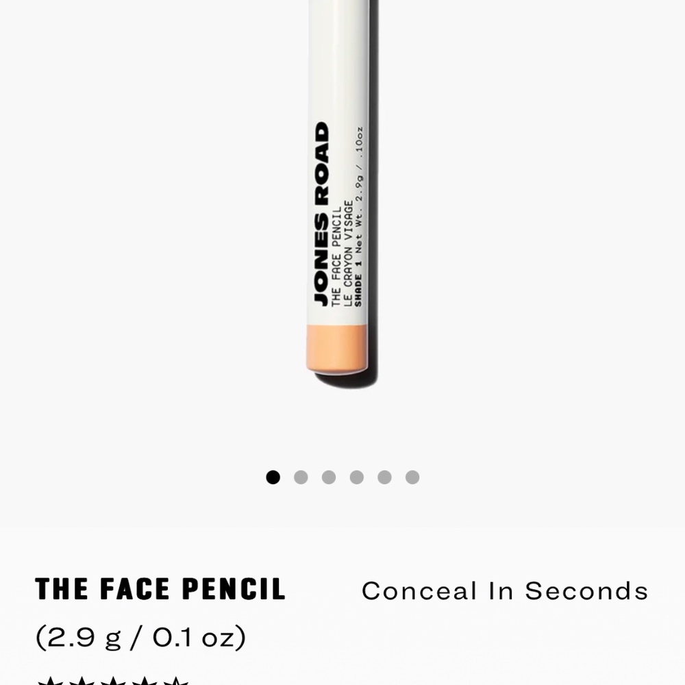 Jones Road - Face Pencil - Shade 15 - NIB - for Medium Skin w Warm Undertones